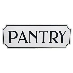 Pantry Wooden Wall Kitchen Decor Plaque 23.5 x 8.35 inches New Rustic